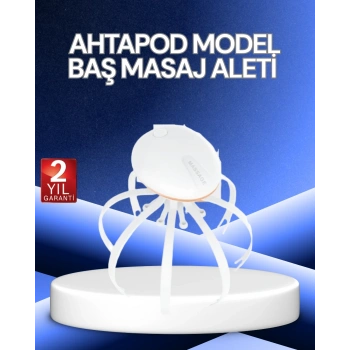 Elektrikli Kafa Masaj Cihazı 3 Modlu USB-C Şarjlı Rahatlatıcı Masaj Aleti