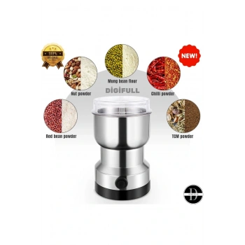 Elektrikli Paslanmaz Çelik Kahve Baharat Pirinç Öğütücü 150w