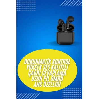 En Çok Tercih Edilen Bluetooth Kulaklık Mikrofonlu Silikonsuz Dokunmatik Kontrol