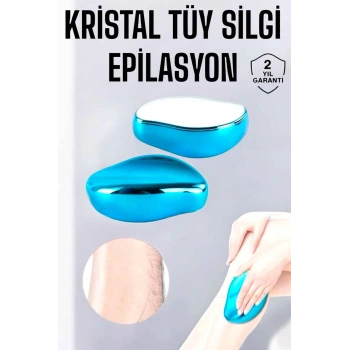 Epilasyon Aleti Bacaklar Kollar İçin Yıkanabilir Kristal Epilatör Tüy Silgi