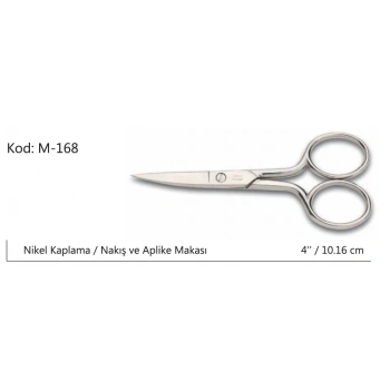 Europe Kalın Nakış Makası Süper Kalite No:4 10,16 Cm