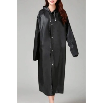 EVA SİYAH PARDESÜ YAĞMURLUK (5324)