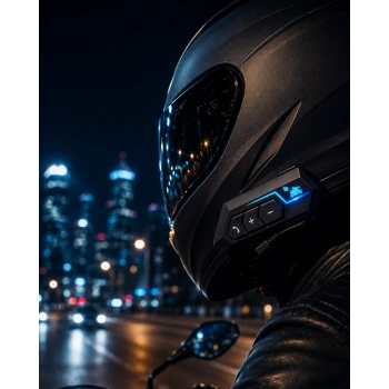 Evrensel Motosiklet Kask Bluetooth Kulaklık Uzun Pil Süreli Tasarım