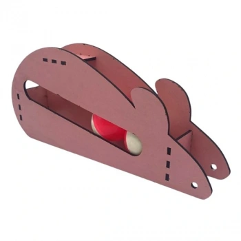 Fare Kedi Oyunu Ahşap 2 Toplu Kedi Oyuncağı Tahta Kedi Oyunu Tahta Fare Ve Toplu Oyuncak (5324)