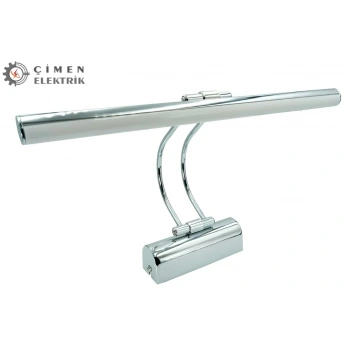 Flüt Aplik 6W Krom Kasa 6500K Beyaz Işık