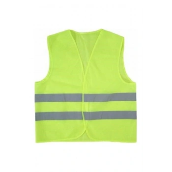 FOSFORLU YEŞİL SARI İKAZ YELEK (5324)