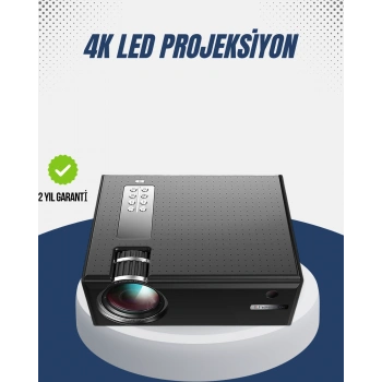 Full Hd Projeksiyon – Hdmı/usb Girişli, Kumandalı, Eğitim Ve Sunum İçin İdeal