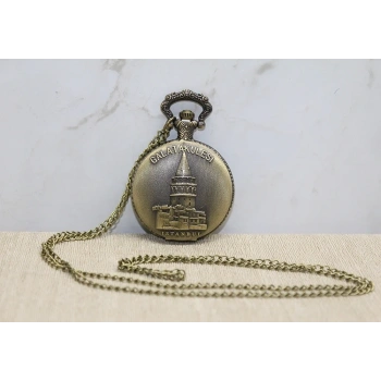 Galata Kulesi Tasarımlı Köstekli Saat