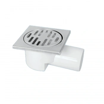 Gama Melez Yer Süzgeci 50 mm Yandan Çıkışlı 10x10 cm