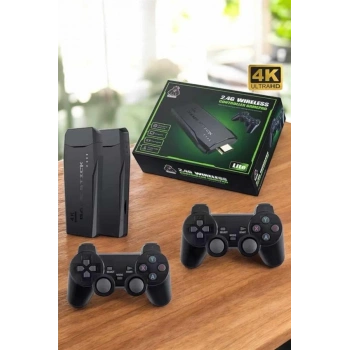 Gaming Atari 2.4g Uyumlu Kablosuz Çift Kol Game Stick