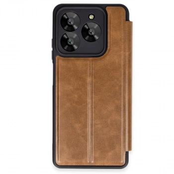 General Mobile Era 30 Kılıf Flip Cover - Taba