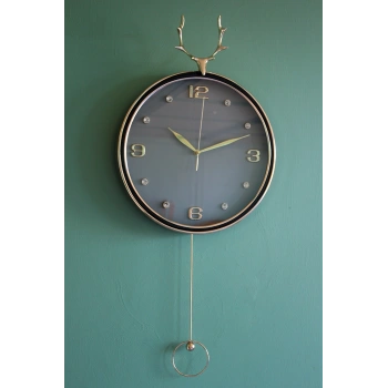 Geyikli Sarkaçlı Duvar Saati