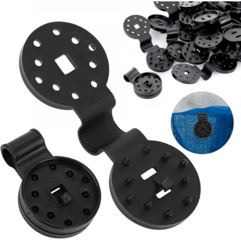 Gölgelik File Klipsi 100 Adet Gölgelik İp Geçirme Aparatı (5324)