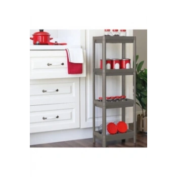 GRİ - ANTRASİT DİKDÖRTGEN RAF ÜNİTESİ PLASTİK (5324)