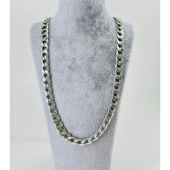 Gri Çelik Çelik Kolye 60 Cm - Ekl0002