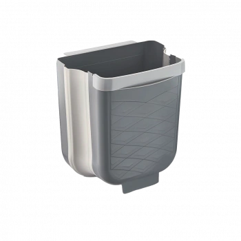 GRİ KATLANABİLİR MUTFAK ÇÖP KOVASI 6LT (5324)