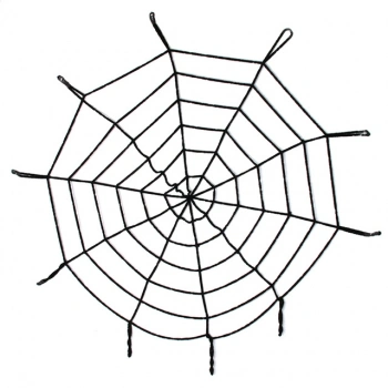 Halloween Cadılar Bayramı Örümcek Ağ Dekor Siyah 1.5 Metre (5324)