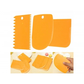 Hamur Şekillendirici Kesici Kazıyıcı Pasta Kek Dekorasyon Seti (5324)