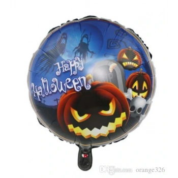 Happy Halloween Balkabağı Folyo Balon 18 inç (5324)