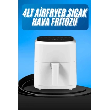 Hava Fritözü 4L Airfryer Pratik Uzun Ömürlü Yağsız Pişirme Taşınabilir