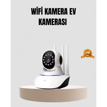 HD IP Kamera – Gece Görüşlü, Hareket Sensörlü, Mobil Takip ve Çift Yönlü Ses