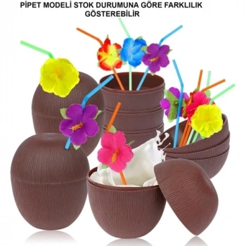 Hindistan Cevizi Pipetli Bardak