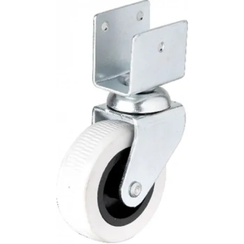 Hts 324 - 50x20 Mm Gri Kısa U Tablalı Teker 4 Adet