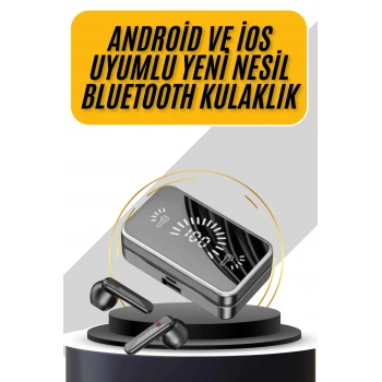İos Android Uyumlu Bluetooth Kulaklık Kablosuz Kulaklık Yüksek Basslı