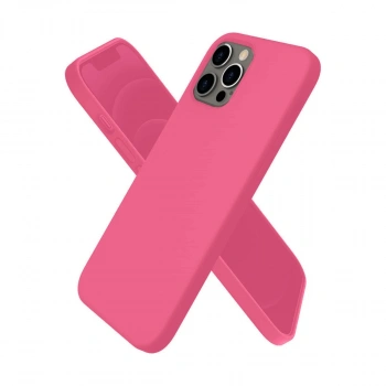 İphone 12 Pro Kılıf First Silikon - Pembe