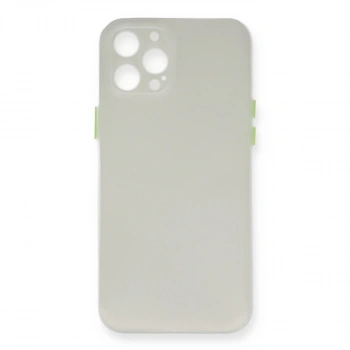 İphone 12 Pro Max Kılıf Pp Ultra İnce Kapak - Beyaz