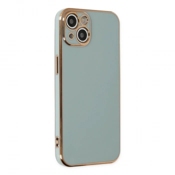 İphone 13 Kılıf Volet Silikon - Açık Yeşil