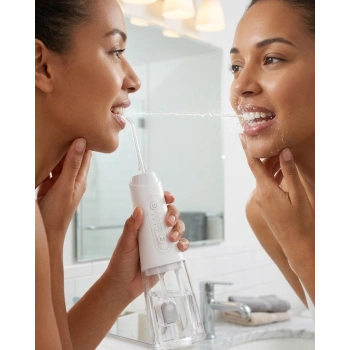 IPX7 Su Geçirmez Şarjlı Ağız Duşu 320 ml Su Tanklı Ayarlanabilir Basınçlı