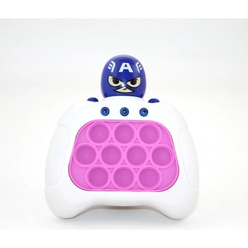 Işıklı Müzikli Pop-It Captain America Tasarımlı