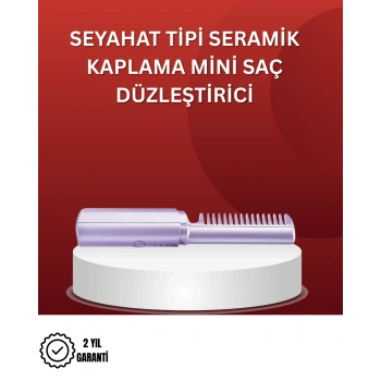 Isıtmalı Saç Düzleştirici Fırça – Kablosuz Ve Hafif Tasarım