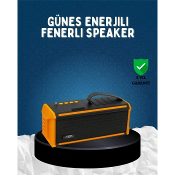 J-ıpox P520 Bluetooth Hoparlör 8w Güçlü Ses Solar Şarj Fm Radyo