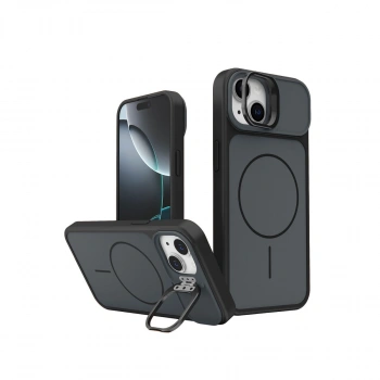 Joko Apple İphone 14 Pale Magsafe Standlı Kapak- Siyah