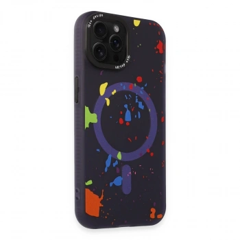 Joko Apple İphone 14 Pro Colorful Magsafe Kapak - Derin Mor