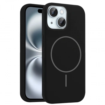 Joko Apple İphone 15 Kılıf Jully Magsafe Kapak - Siyah