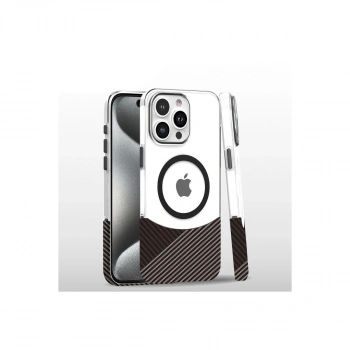 Joko Apple İphone 16 Pro Carbon Puzzle Magsafe Kapak - Gri