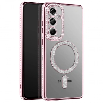 Joko Samsung Galaxy A57 5g Joke Simli Magneticsafe Kılıf - Pembe