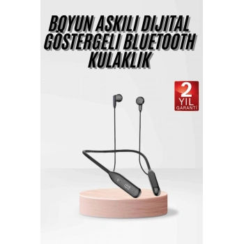 Kablolu Kulak İçi Bluetooth Kulaklık 100 Saat ANC Özellikli Boyun Bantlı