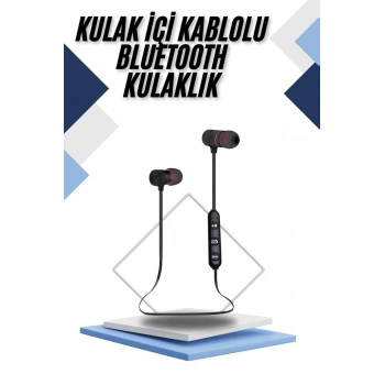 Kablolu Kulakiçi Bluetooth Kulaklık Mıknatıslı Anc Özellikli Yüksek Ses Kaliteli