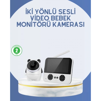 Kablosuz Bebek Monitörü 720P Görüntü ve Geniş Ekran
