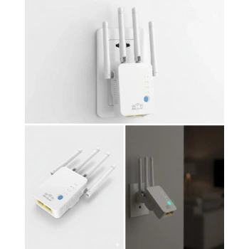 Kablosuz WiFi Tekrarlayıcı 300Mbps