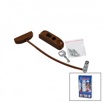 KAHVERENGİ HALATLI ANAHTARLI EMNYET KİLİT (5324)