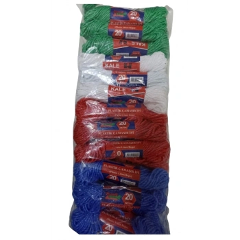 KALE Plastik Çamaşır ipi 20 Metre 24 Adet (5324)