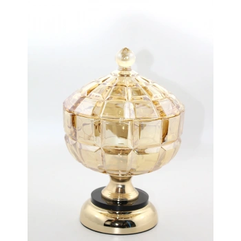 Kapaklı Cam Şekerlik Model 2