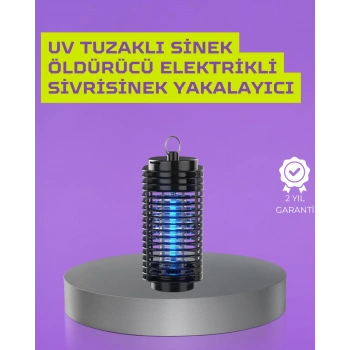 Kapalı ve Açık Alanlarda Etkili Elektrikli Sivrisinek Katili – UV Işıklı Tuzak