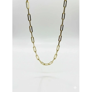   Kaplama Zincir Pirinç   Cm Kolye Zincir 45 Cm - Kl0268