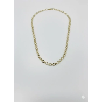  Kaplama Zincir Pirinç   Cm Kolye Zincir 45 Cm - Kl0271